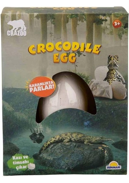 Karanlıkta Parlayan Timsah Fosil Kazı Seti fiyatları