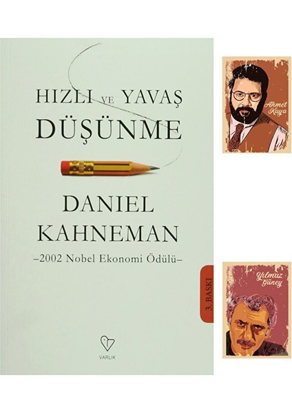 Hızlı ve Yavaş Düşünme - Daniel Kahneman 9789754345315 - Ahmet Kaya Defterli (2 Not Defterli)