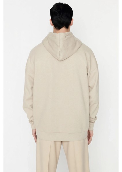 Erkek Kapüşonlu Düşük Kol Uzun Kollu Oversize Kalıp Sweatshirt Fonksiyonel Dayanıklı Rahat fırsatları