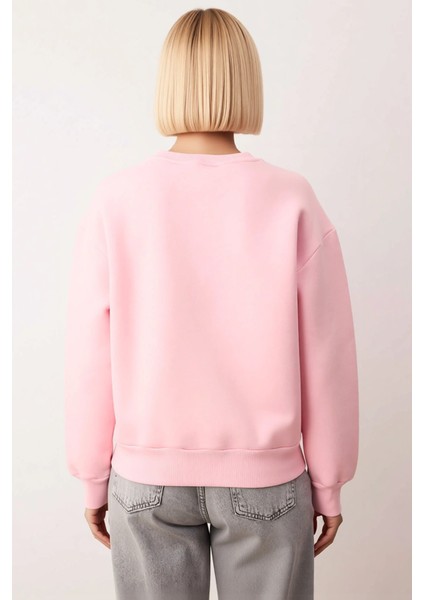 Kadın Bisiklet Yaka Düşük Kol Regular Kalıp Örme Sweatshirt Fonksiyonel Dayanıklı Kaliteli fırsatları