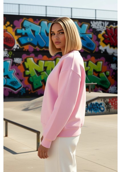 Kadın Bisiklet Yaka Düşük Kol Regular Kalıp Örme Sweatshirt Fonksiyonel Dayanıklı Kaliteli indirimleri