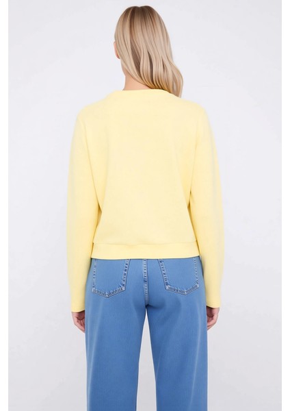 Kadın Bisiklet Yaka Standart Kol Düğmeli Regular Kalıp Örme Üst Fonksiyonel Dayanıklı Spor fırsatları