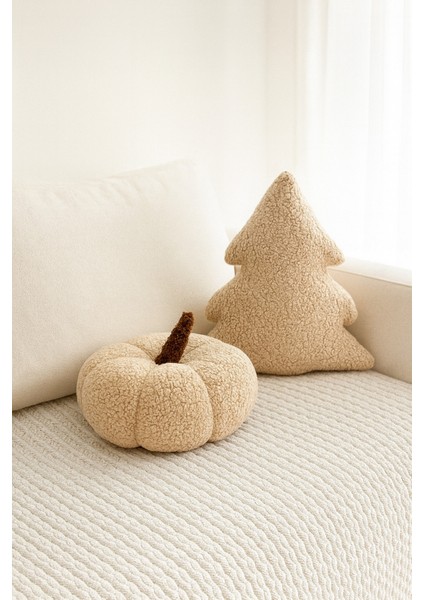 Teddy Çam Ağacı ve Balkabağı Yastık