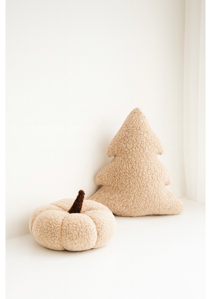 Teddy Çam Ağacı ve Balkabağı Yastık modelleri