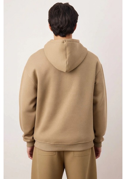 Erkek Kapüşonlu Düşük Kol Uzun Kollu Oversize Kalıp Sweatshirt Fonksiyonel Dayanıklı Rahat fırsatları