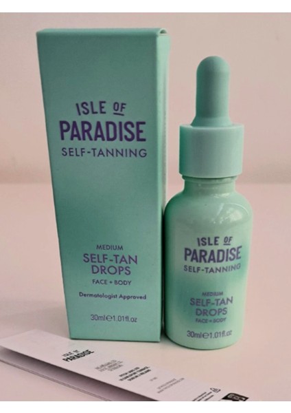 Medium Yüz ve Vücut Için Doğal Bir Bronzluk Için Nemlendirici Damlalar 30 ml