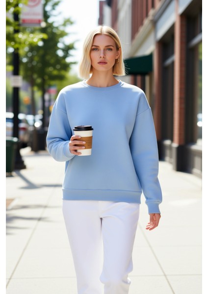 Kadın Bisiklet Yaka Düşük Kol Regular Kalıp Örme Sweatshirt Fonksiyonel Dayanıklı Kaliteli fiyatları