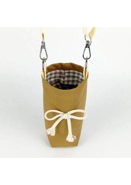 El Yapımı 0,5 Litrelik Matara Termos Kılıfı Fiyonk Hardal modelleri