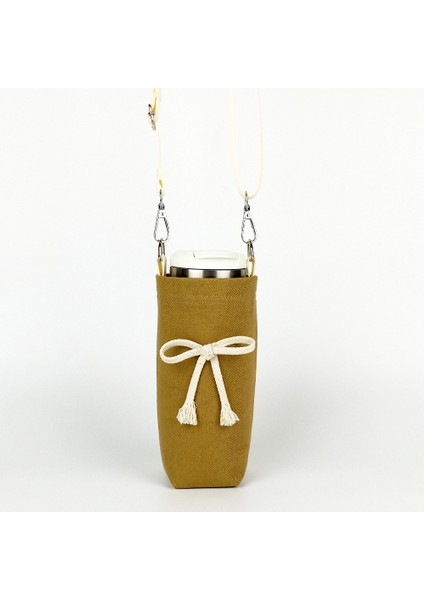 El Yapımı 0,5 Litrelik Matara Termos Kılıfı Fiyonk Hardal indirimleri