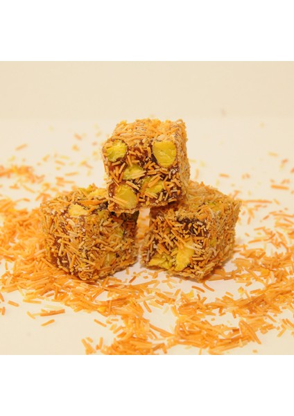 Çifte Kavrulmuş Antep Fıstıklı Kadayıf Kaplı Lokum 300GR