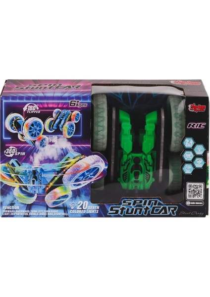Hg-4-45 Kumandalı Işıklı Buharlı Stunt Spin Araba -Vardem Oyuncak