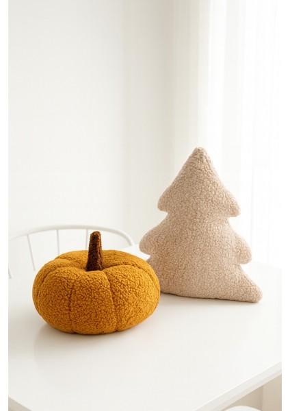 Teddy Dekoratif Balkabağı Yastık ve Çam Ağacı Yastık fiyatları