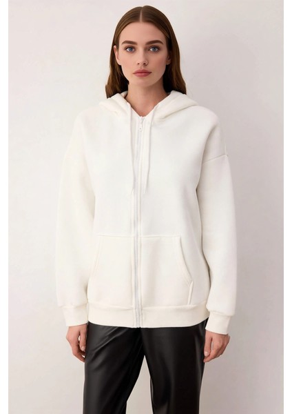 Kadın Kapüşonlu Düşük Kol Fermuarlı Sweatshirt Uzun Kollu Kalıp Fonksiyonel Dayanıklı Spor modelleri