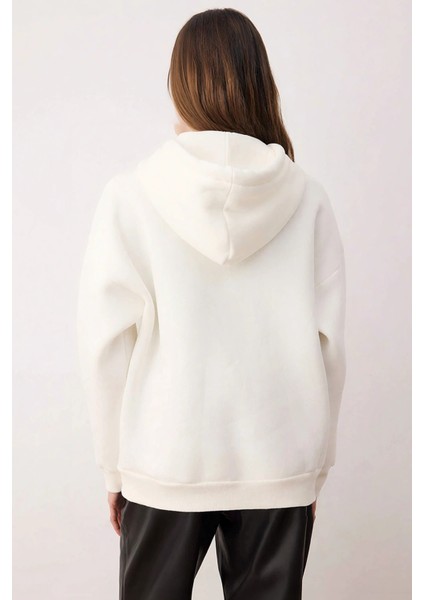 Kadın Kapüşonlu Düşük Kol Fermuarlı Sweatshirt Uzun Kollu Kalıp Fonksiyonel Dayanıklı Spor fırsatları