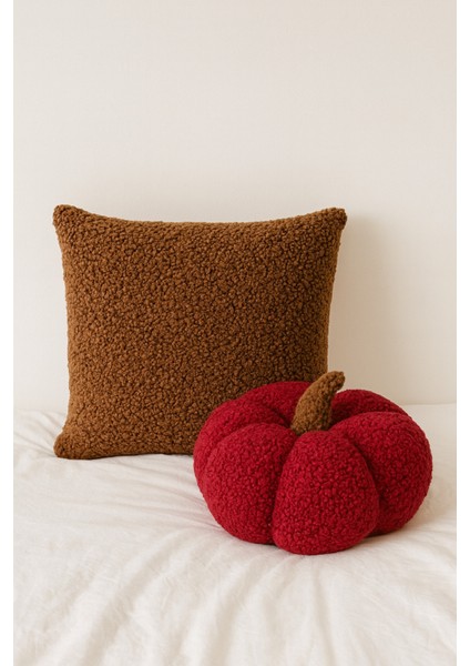 Teddy Dekoratif Çam Ağacı ve Balkabağı Yastık ve Iç Dolgulu Kırlent modelleri