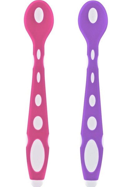 Silikon Mama Kaşığı 563 Pembe Mor