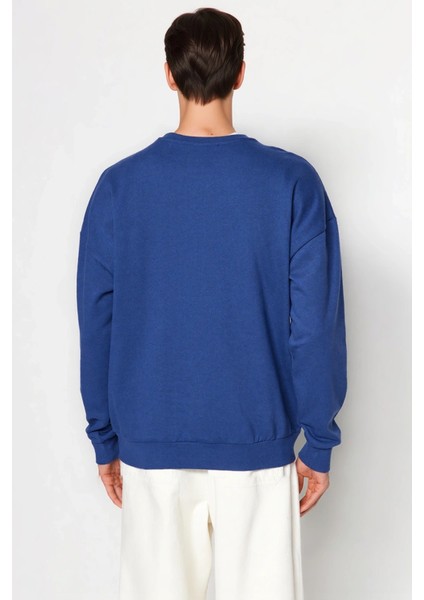 Erkek Bisiklet Yaka Standart Kol Oversize Fit Sweatshirt Fonksiyonel Dayanıklı Kaliteli Şık fırsatları