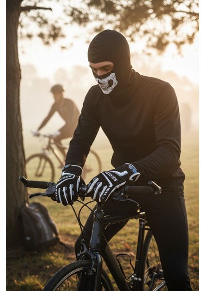 Tactical Skull 2’li Kışlık Motosiklet Eldiveni L-XL ve Balaklava maske Seti Kaymaz indirimleri