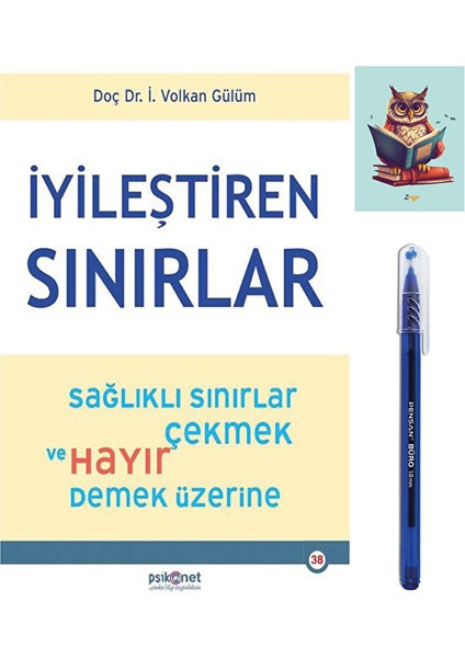 Iyileştiren Sınırlar - Volkan Gülüm - Psikonet - 9786056950490 (Kalem ve Not Defterli)