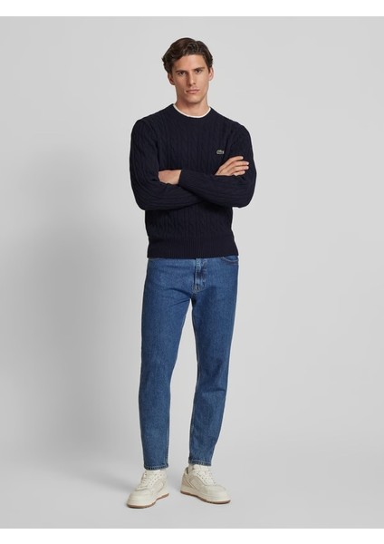 Erkek Örgü Desen Regular Fit Triko