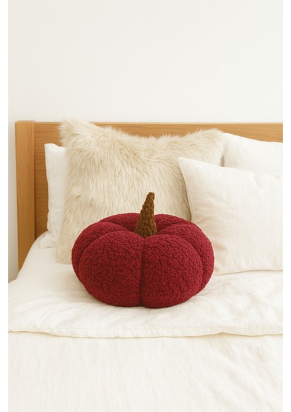 %100 Doğal Teddy Dekoratif Balkabağı Kırlent/yastık