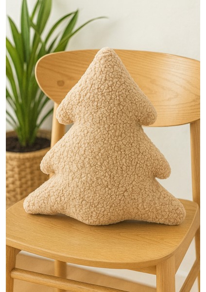 Teddy Dekoratif Iç Dolgulu Çam Ağacı Yastık/kırlent modelleri