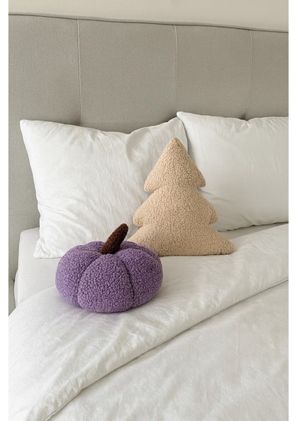 Teddy Dekoratif Çam Ağacı Yastık ve Balkabağı Yastık