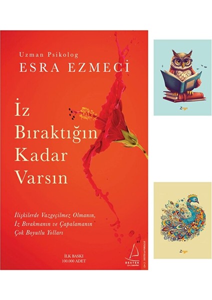 Esra Ezmeci - Iz Bıraktığın Kadar Varsın 9786254414855 - Not Defterli seti