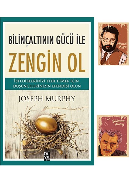 Bilinçaltının Gücü ile Zengin Ol - Joseph Murphy - 9786259883458 - Ahmet Kaya (2 Not Defterli)