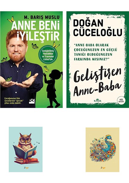 Anne Beni Iyileştir - M. Barış Muslu - Geliştiren Anne - Baba - Doğan Cüceloğlu - Not Defterli Seti