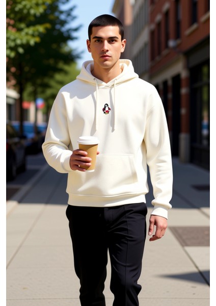 Erkek Kapüşonlu Standart Kol Kanguru Cep Sweatshirt Fonksiyonel Dayanıklı Kaliteli Estetik fiyatları