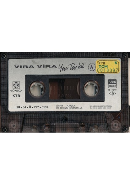 Yeni Türkü – Vira Vira – Kaset – 1990 – Koleksiyon Ürünü modelleri