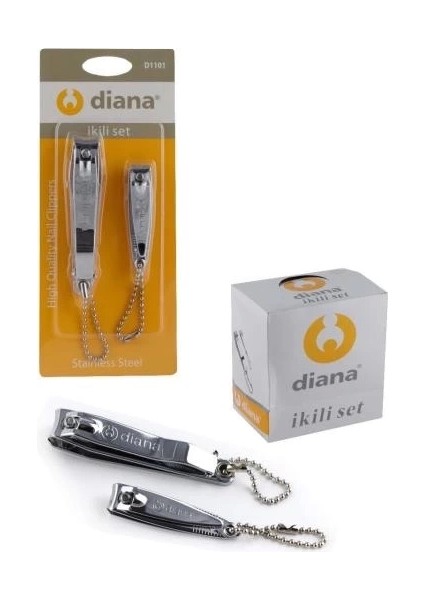 Diana Tırnak Makası Seti 2 Li ( Lisinya )