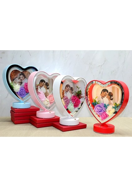 Kişiye Özel Fotoğraf Alanlı Ledli Çerceve ALK4448 - Lisinya