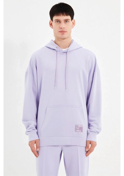 Erkek Kapüşonlu Düşük Kol Uzun Kollu Oversize Kalıp Sweatshirt Fonksiyonel Dayanıklı Rahat modelleri