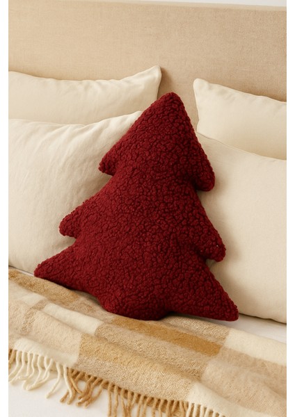 Teddy Dekoratif Çam Ağacı Yastık