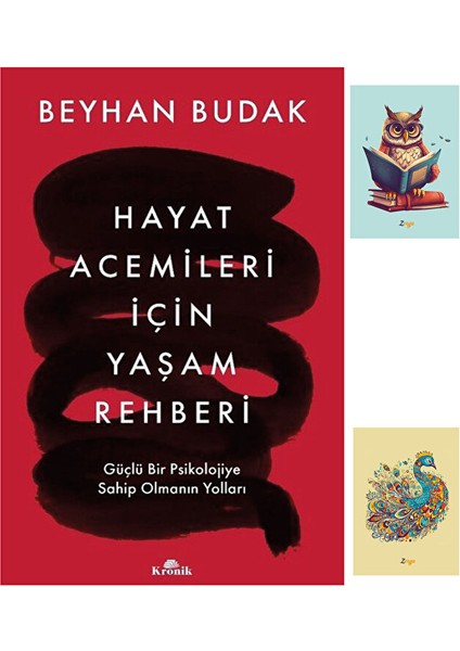 Hayat Acemileri Için Yaşam Rehberi - Güçlü Bir Psikolojiye Sahip Olmanın Yolları (2 Not Defterli)