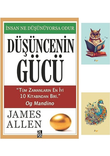 Düşüncenin Gücü - James Allen 9786056949586 Not Defterli Seti