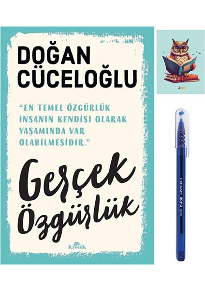 Gerçek Özgürlük - Doğan Cüceloğlu - Kronik Kitap - 9786257631594 - Pensan Büro Mavi Tükenmez Kalem