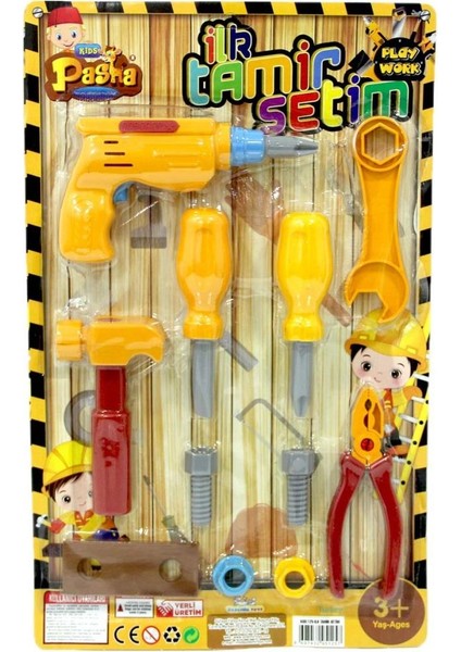 11 Parça Renkli Tamir Seti