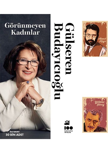 Görünmeyen Kadınlar - Gülseren Budayıcıoğlu - Doğan Kitap - A. Kaya Y. Güneyli Not Defteri Seti