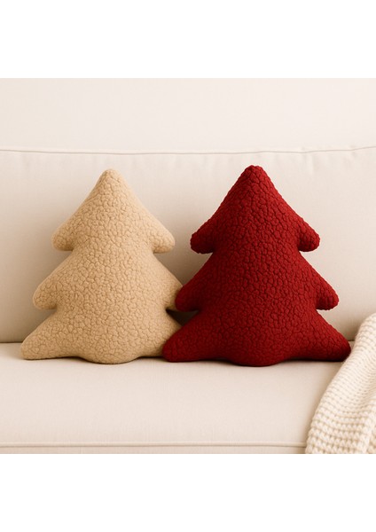 Teddy Dekoratif Iç Dolgulu Çam Ağacı Yastık/kırlent fırsatları