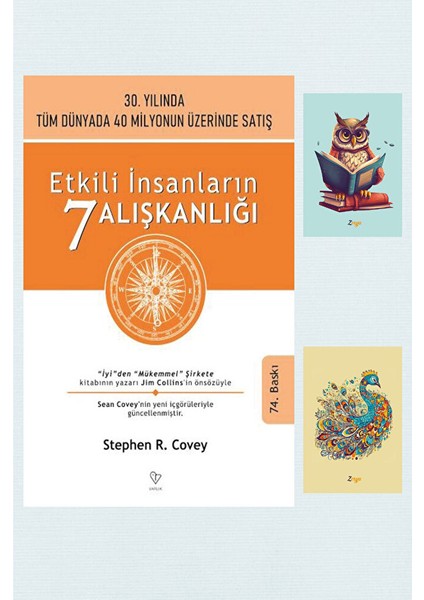 Etkili Insanların 7 Alışkanlığı - Stephen R. Covey -Varlık YAYINLARI-9789754346534-NOT Defterli Seti