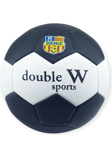 Futbol Topu Dikişli 420 gr No:5 - FB-660-SİYAH (Lisinya)