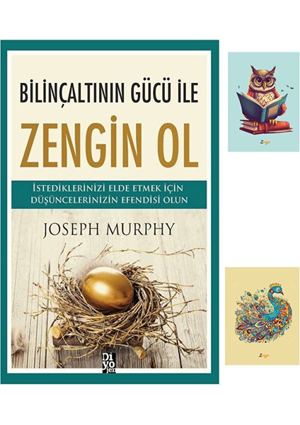 Bilinçaltının Gücü ile Zengin Ol - Joseph Murphy - Diyojen Yayıncılık - Not Defteri Seti