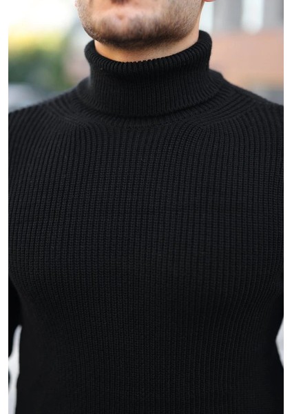 Erkek Boğazlı Örme Kazak modelleri