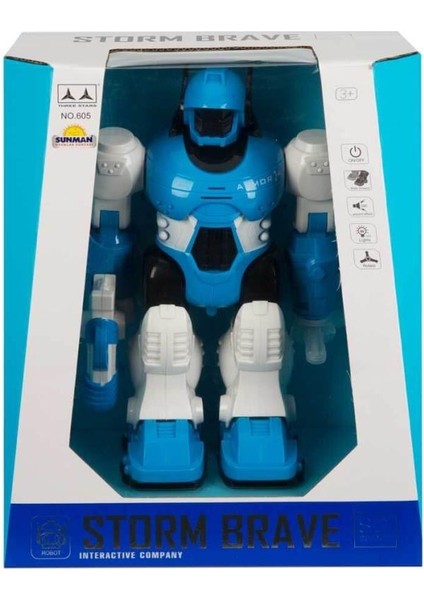 Storm Brave Sesli ve Işıklı Robot 25 cm modelleri