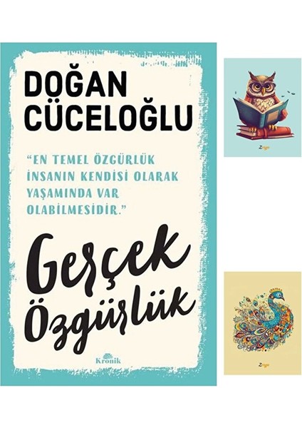 Gerçek Özgürlük - Doğan Cüceloğlu - Kronik Kitap - 9786257631594 (2 Not Defterli)