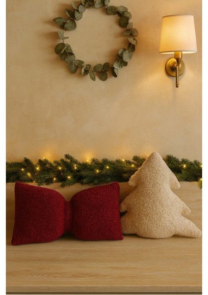 Teddy Dekoratif Çam Ağacı ve Fiyonk Yastık/kırlent fiyatları