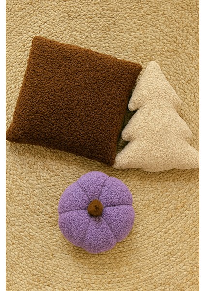 Teddy Dekoratif Balkabağı ve Çam Ağacı Yastık ve Iç Dolgulu Kırlent fırsatları